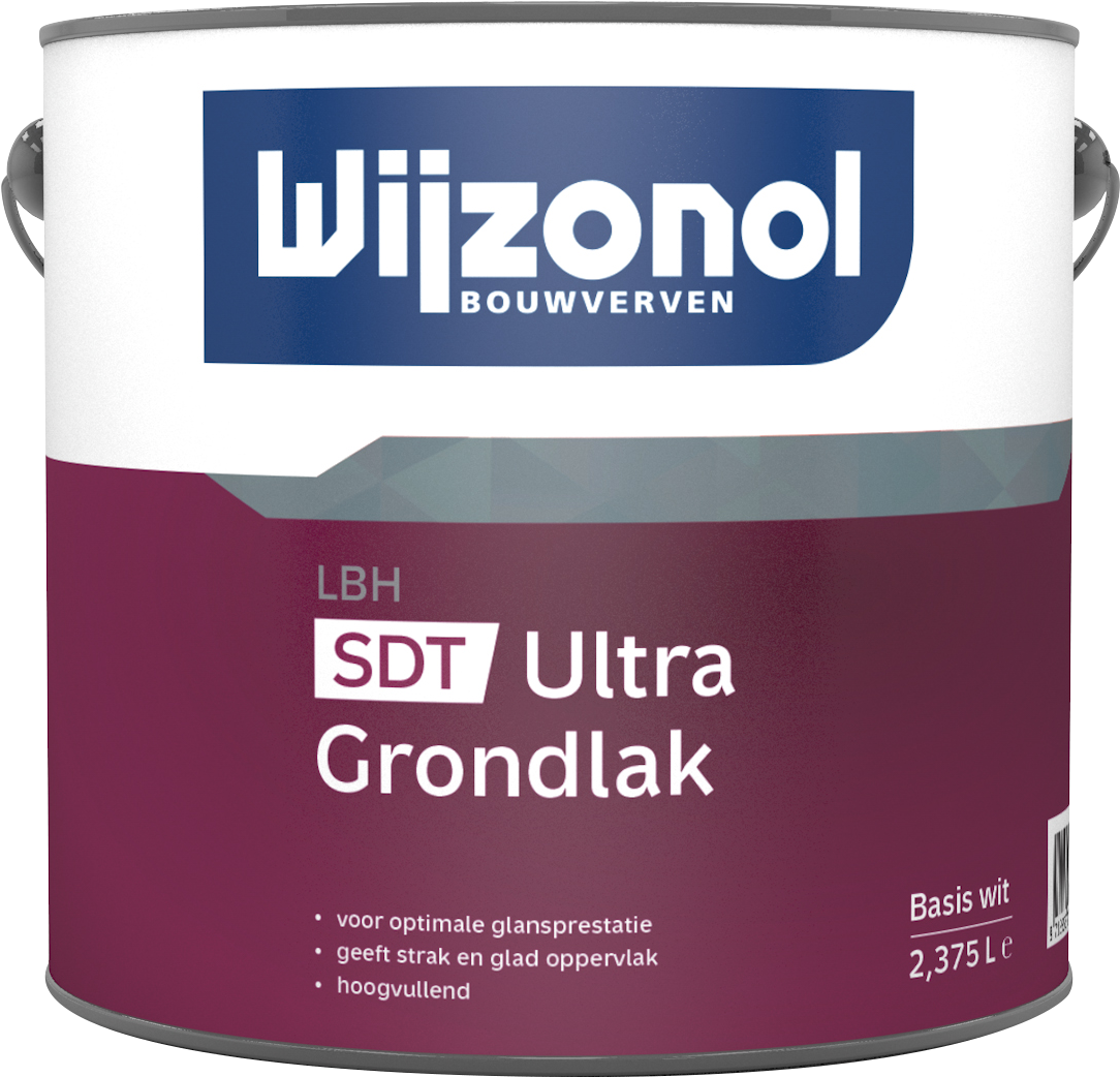 Wijzonol LBH SDT Ultra Grondlak 2,5 ltr RAL9001 