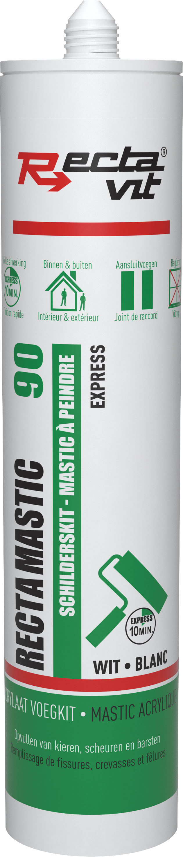 Recta-Mastic 90 Schilderskit Express 310ml Wit