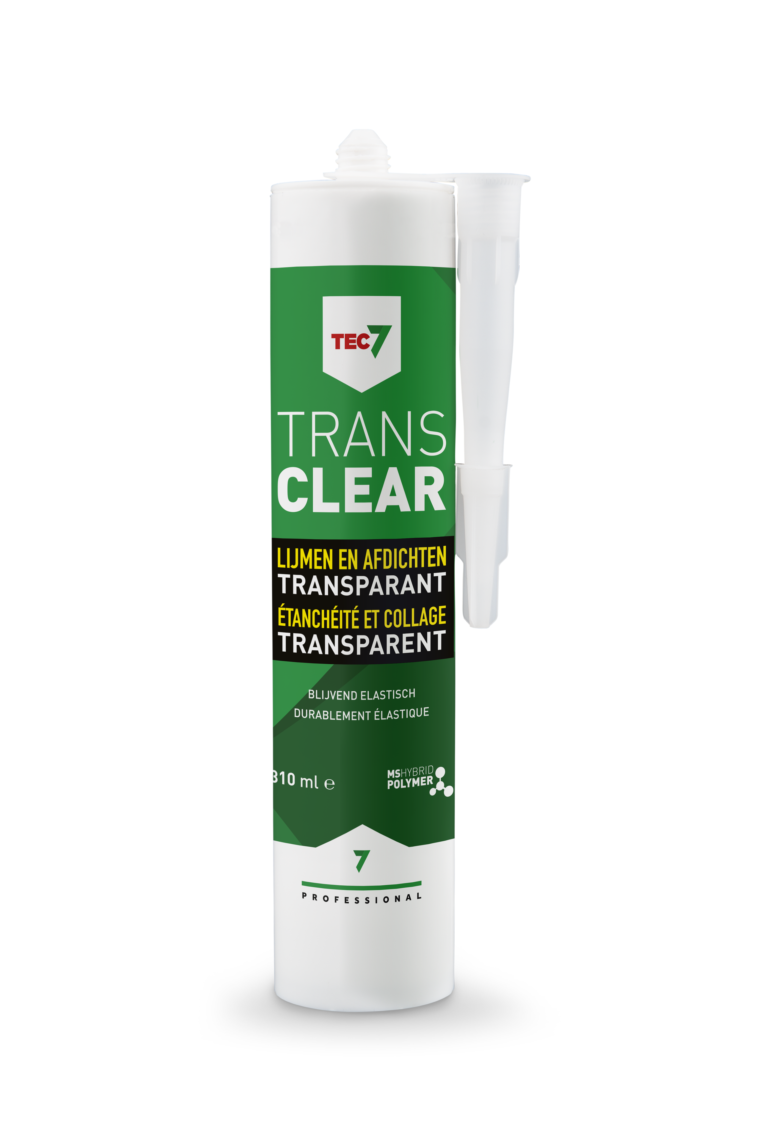 Tec7 Trans Clear universele afdichtingskit 310ml