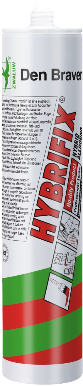 Zwaluw Hybrifix 290 ml Zwart