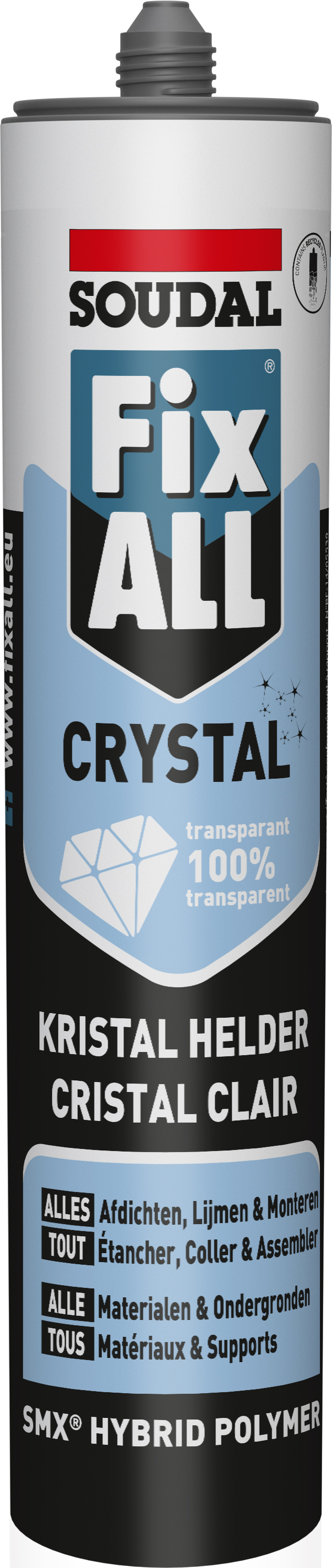 Soudal Fix-all Crystal 290 ml Transparant