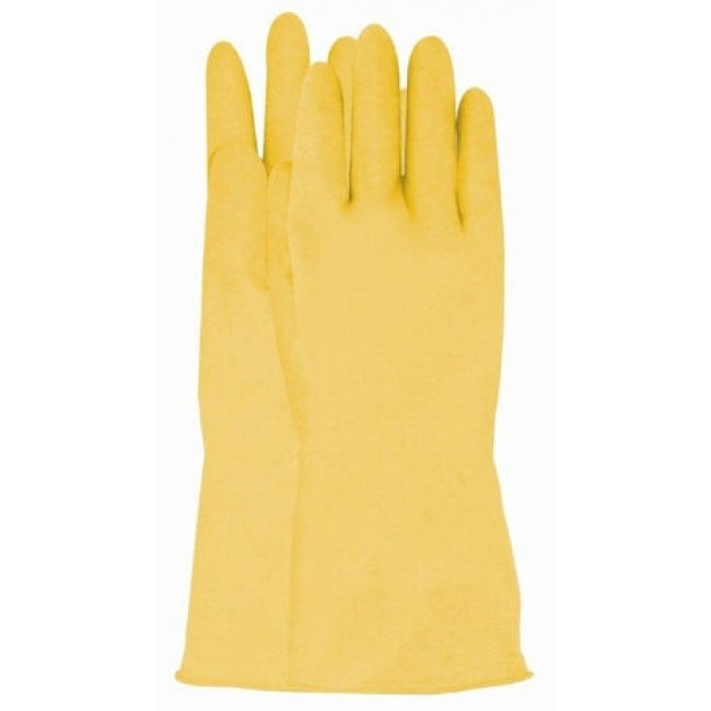 M-Safe handschoenhuishoud latex geel maat 10 / XL