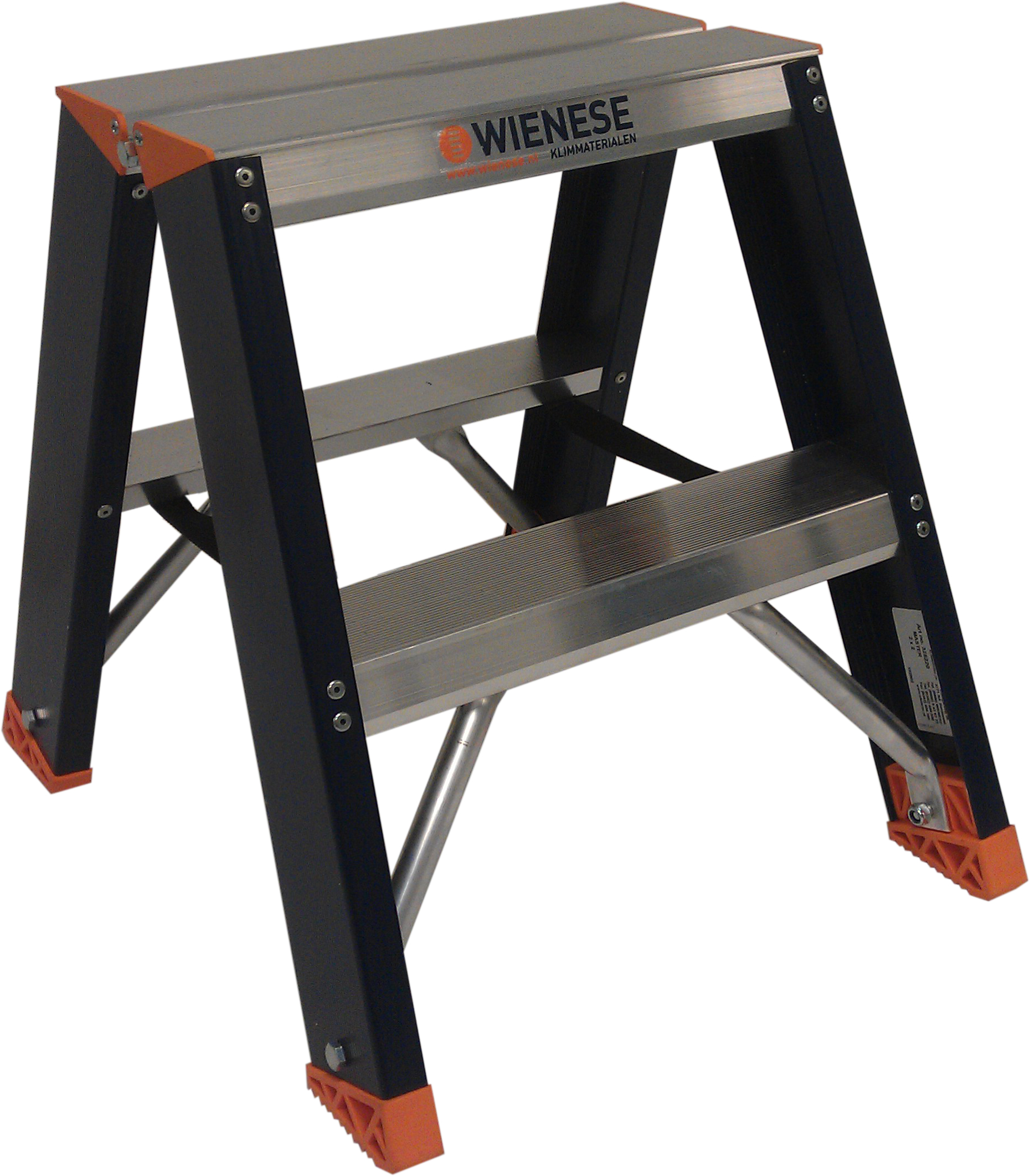 Dubbele trap 2x2 treden Dubbele trap 2x2 treden