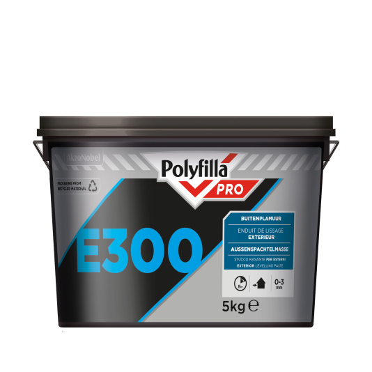 Polyfilla Pro E300 Vul- en Egaliseermiddel Buiten 5 kg