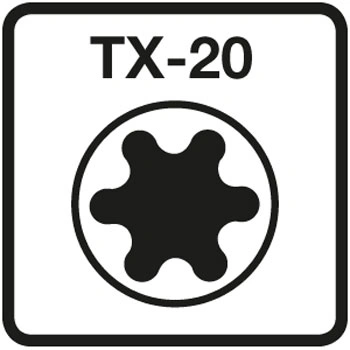 Dynaplus 4.0X60/35 Unischroef AR-coating platkop TX-25 (200)