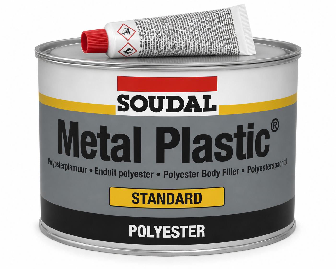 Soudal Metal Plastic Grijs 2 kg