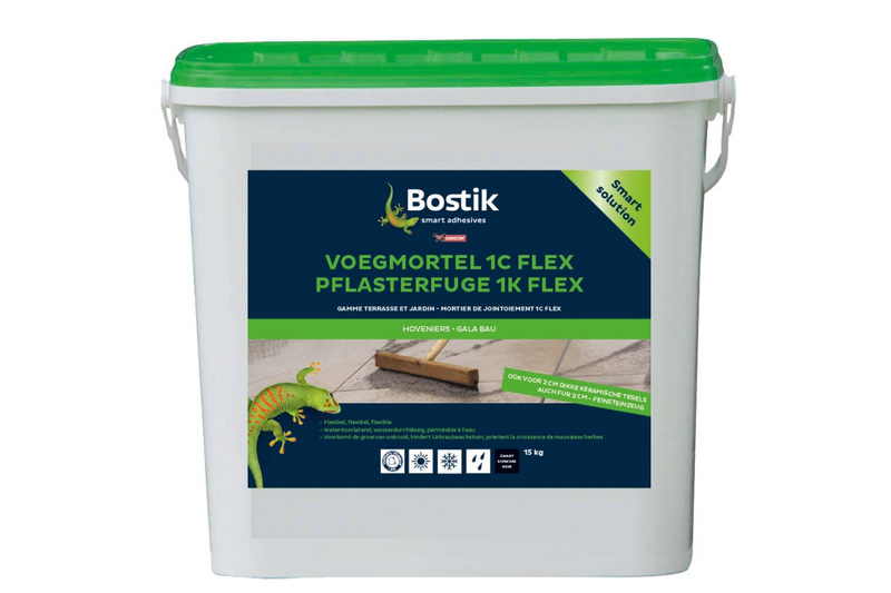 Bostik Voegmortel 1C Flex 15 kg grijs