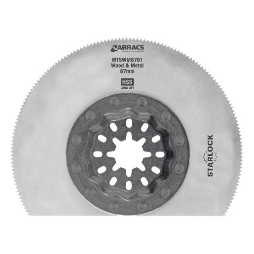 Abracs Starlock Radiale Multi-Tool Zaagblad 87mm Hout & Metaal