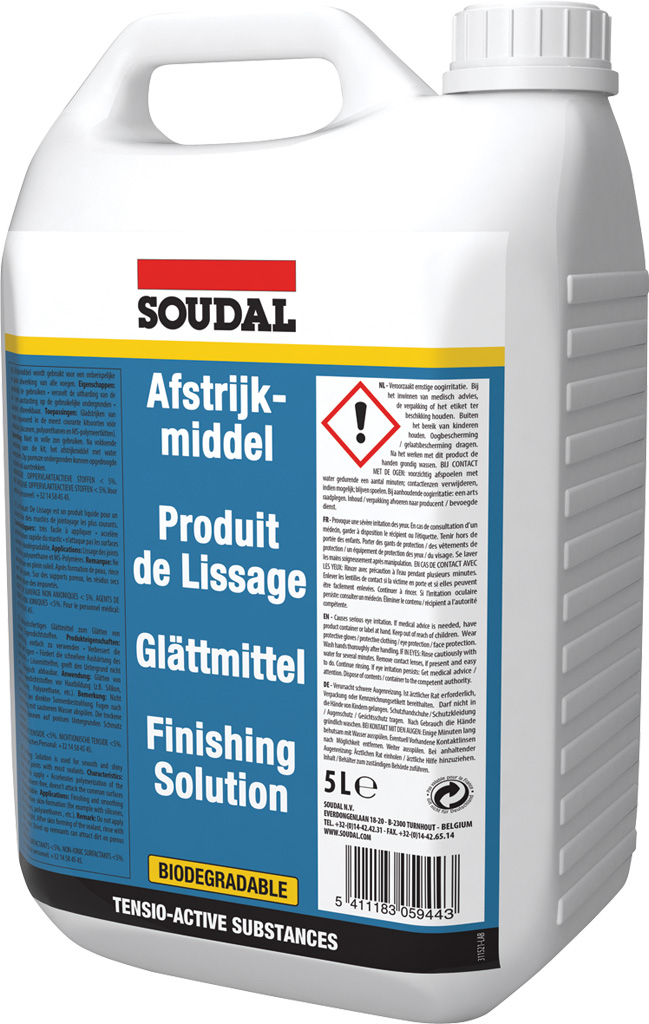 Soudal Afstrijkmiddel 5 liter Soudal Afstrijkmiddel 5 liter
