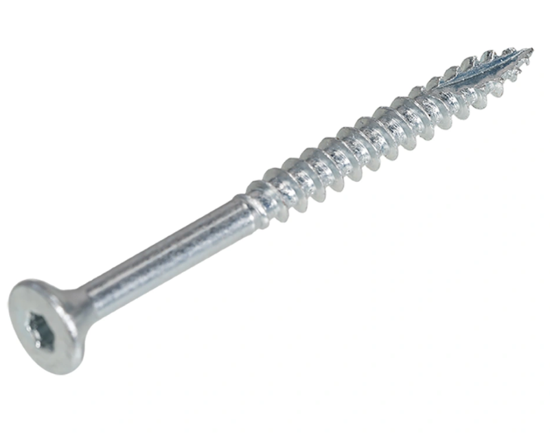 Spaanplaatschroef 4.0X40/24 Verzinkt TX-20 Platkop+snijp. (200x) Proftec