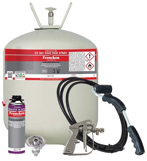 Frencken cs 1661 high tack spray starterskit