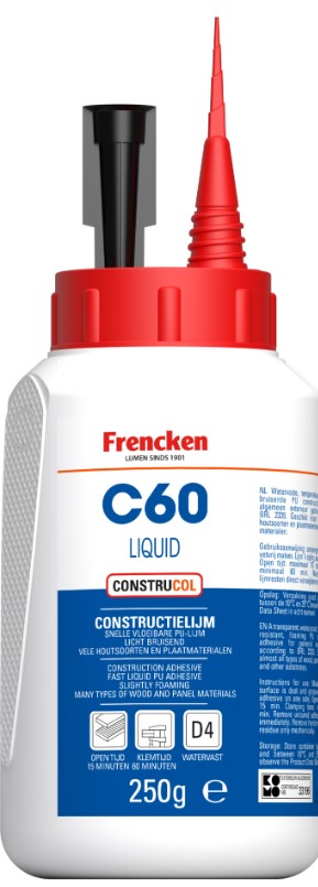 Frencken PU Constructielijm C60 Liquid 250 g