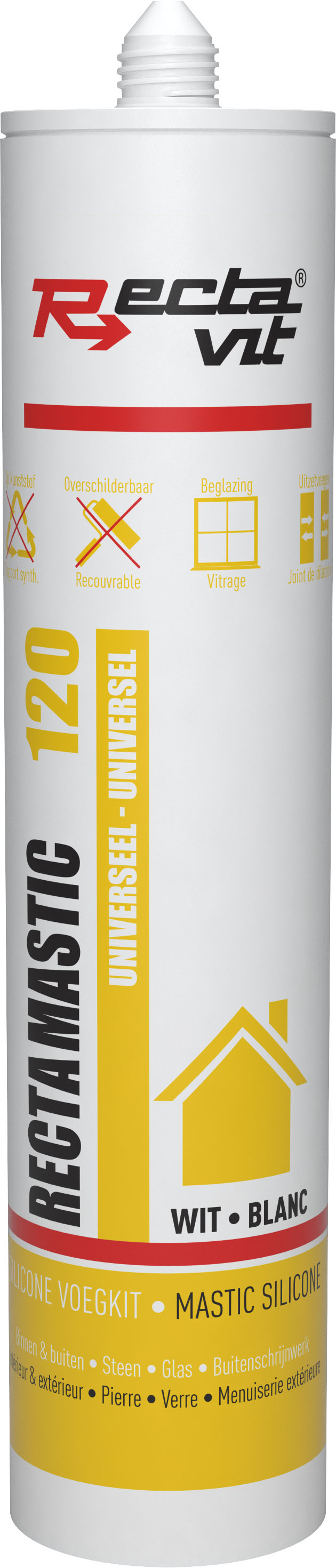 Recta-Mastic 120 Universeel 310ml Transparant