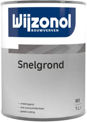 Wijzonol Snelgrond 1 ltr RAL9010