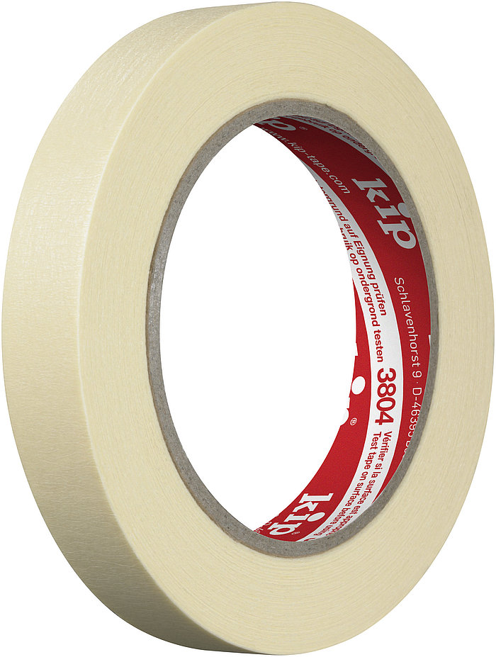 Kip 3804 Masking-tec Schilderstape Crêpe - 18mm x 50m