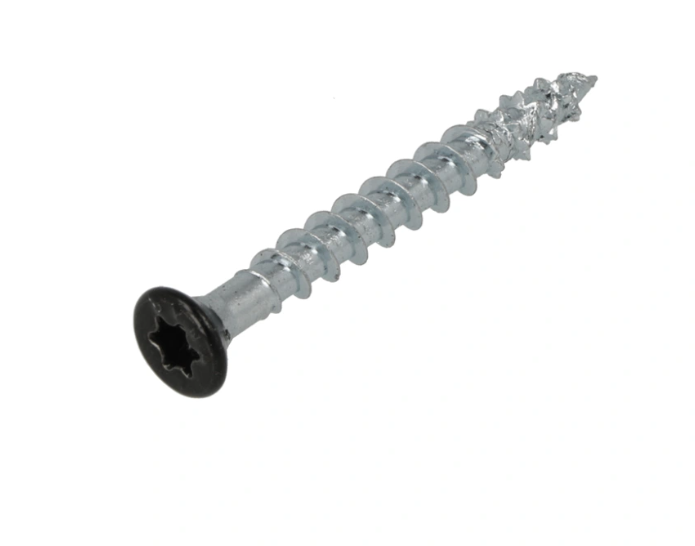 Beslagschroef 4.0x40 Verz. PK-7mm Zwart TX20 Dynaplus (200)