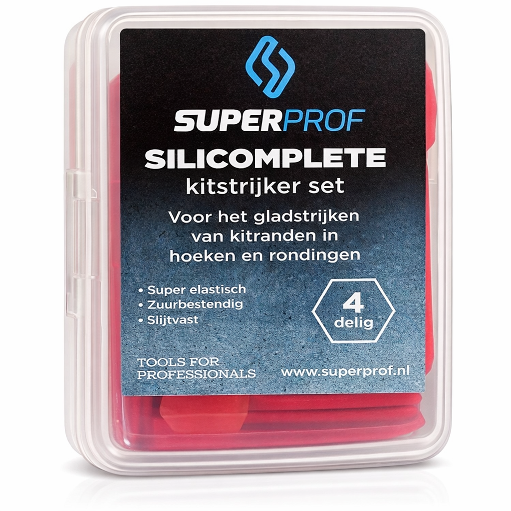 Super Prof Kitstrijker set Silicomplete 4 delig