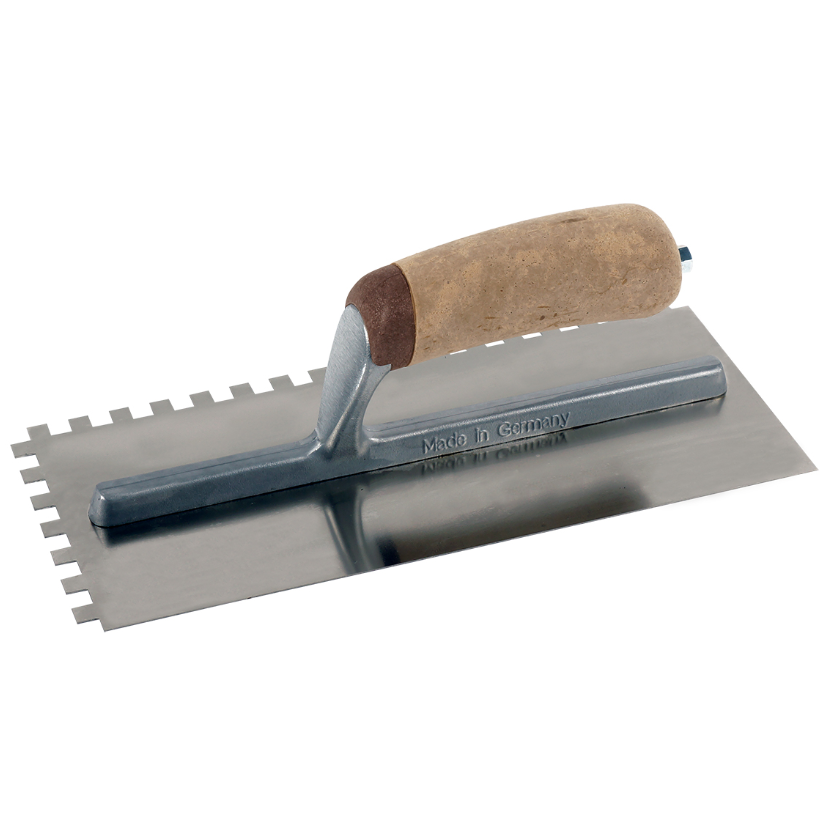 Super Prof Lijmspaan PURE getand 280x120 mm / 10x10 mm RVS