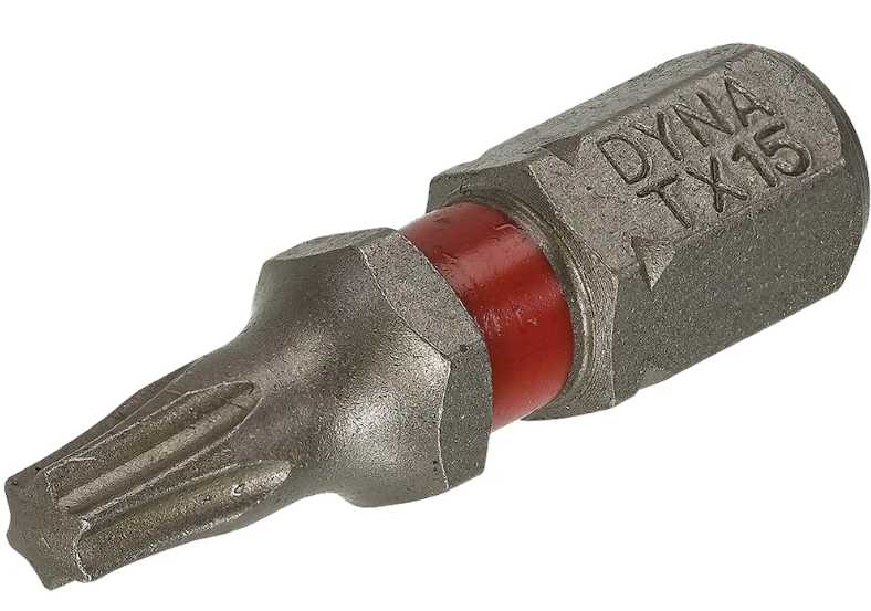 Dynaplus Schroefbit 25MM TX-15 Rood (10)