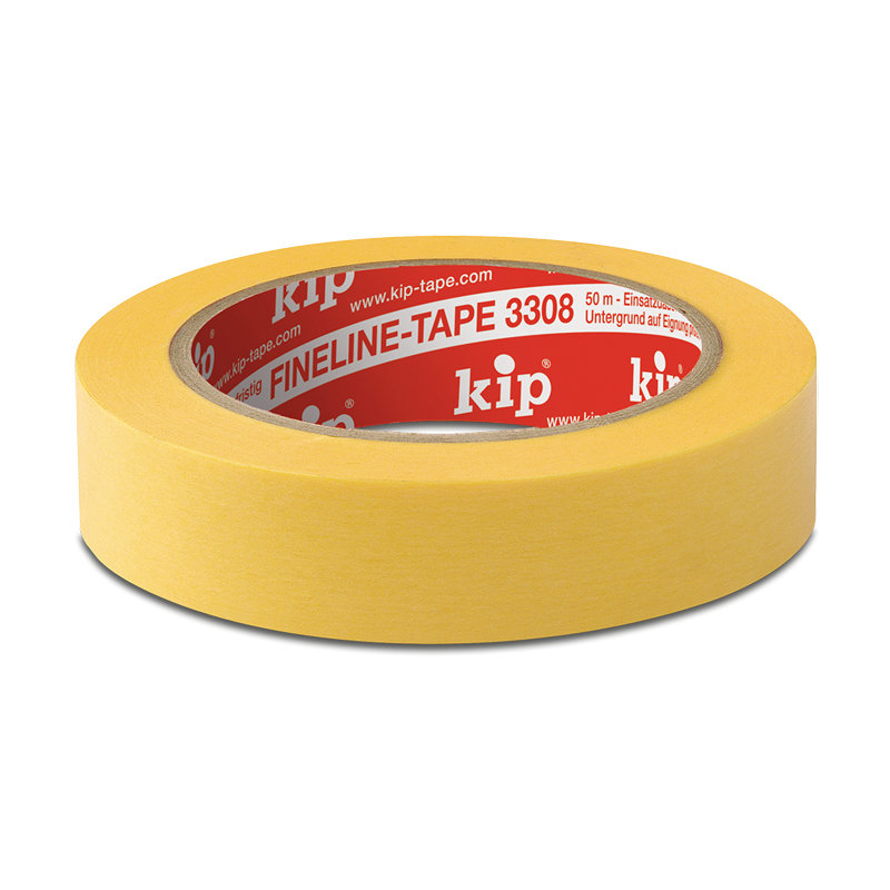 3308 Kip FineLine Washi-Tec 24mm/50m (prof. topkwal.- geel)