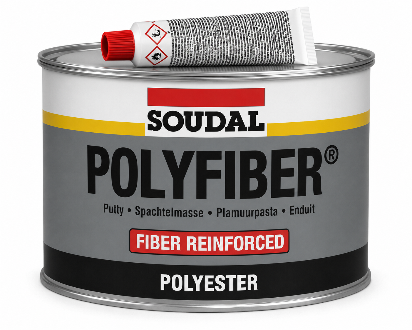 Soudal Polyfiber Grijs 0,5kg