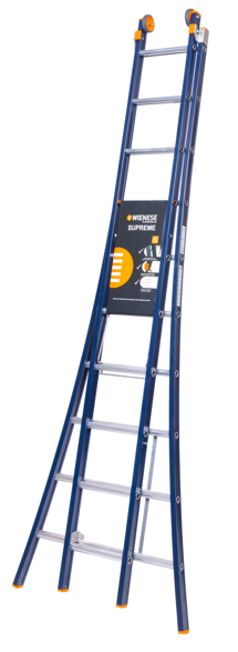 Supreme brede opsteekladder 2x10 sporten