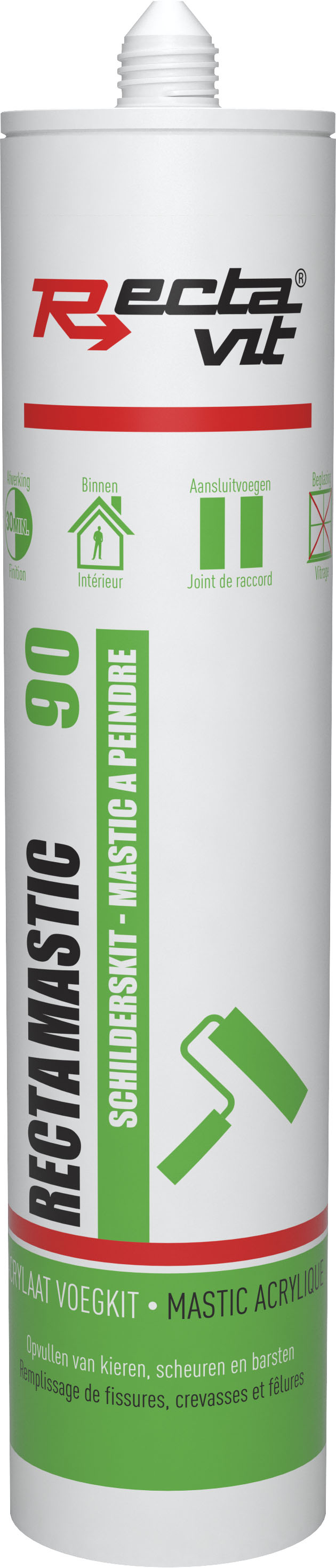 Recta-Mastic 90 Schilderskit 310ml Wit 