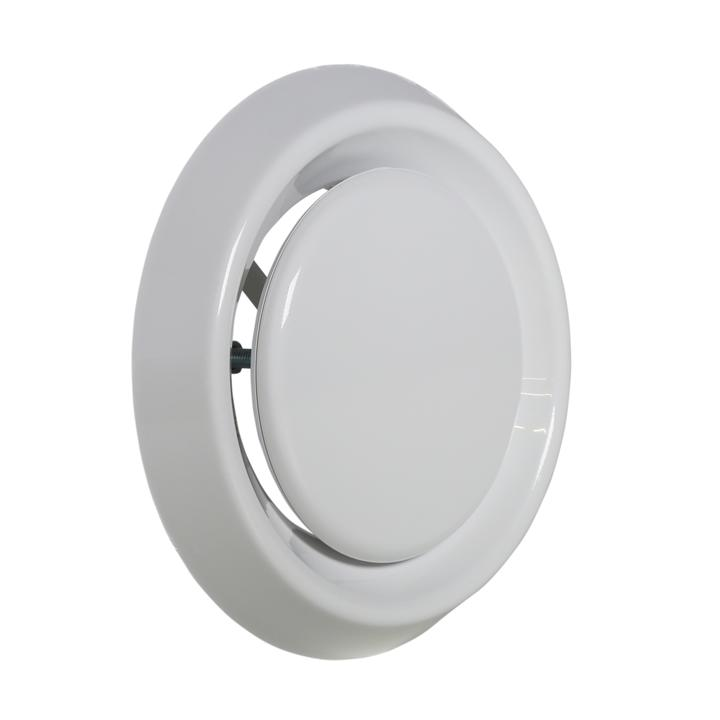 PVC afzuig ventiel 736 (dia 125) wit