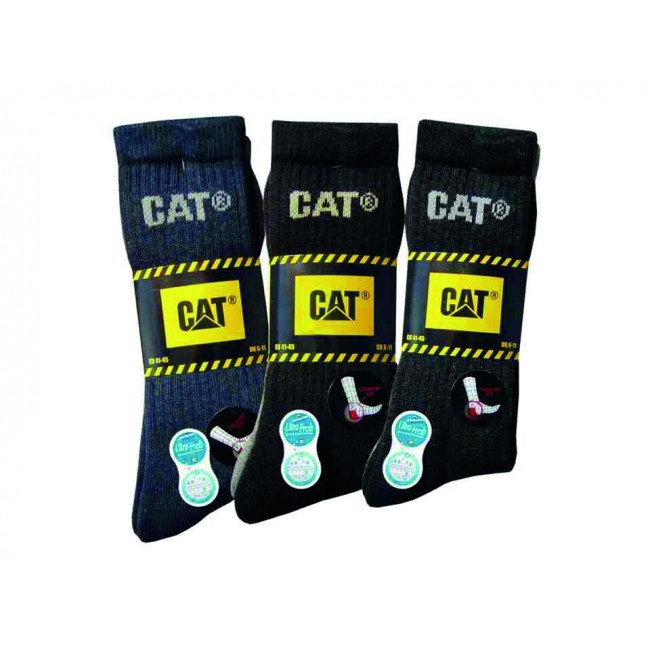 CAT sokken Outdoor zwart/grijs maat 41-45/46-50 (3 paar)