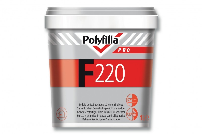 PolyFilla Pro F220 Lichtgewicht Vulmiddel 1 ltr