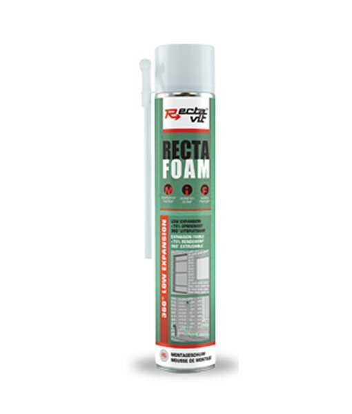 Rectavit Recta Foam - 360 Low Expansion - 800 ml - Groen