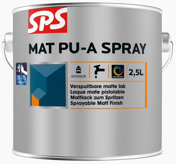 Sps Mat PU-A Spray 2,5 ltr Wit