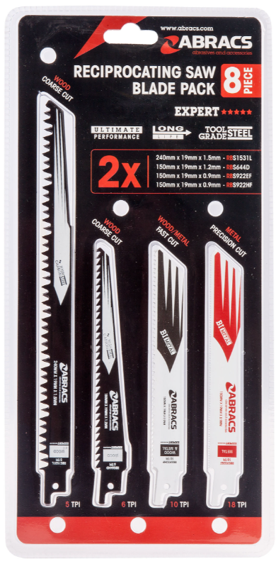 Abracs 8-delige Reciprozagen Mix Set Abracs 8-delige Reciprozagen Mix Set