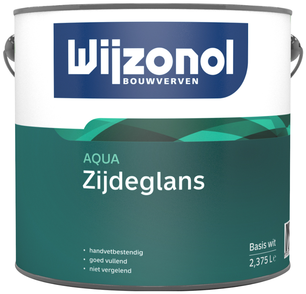 Wijzonol Aqua Zijdeglans 2,5 ltr RAL9010