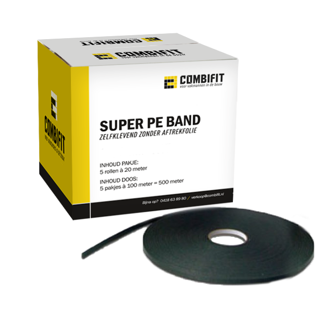 Combifit Super PE band ZA 6x2mm grijs