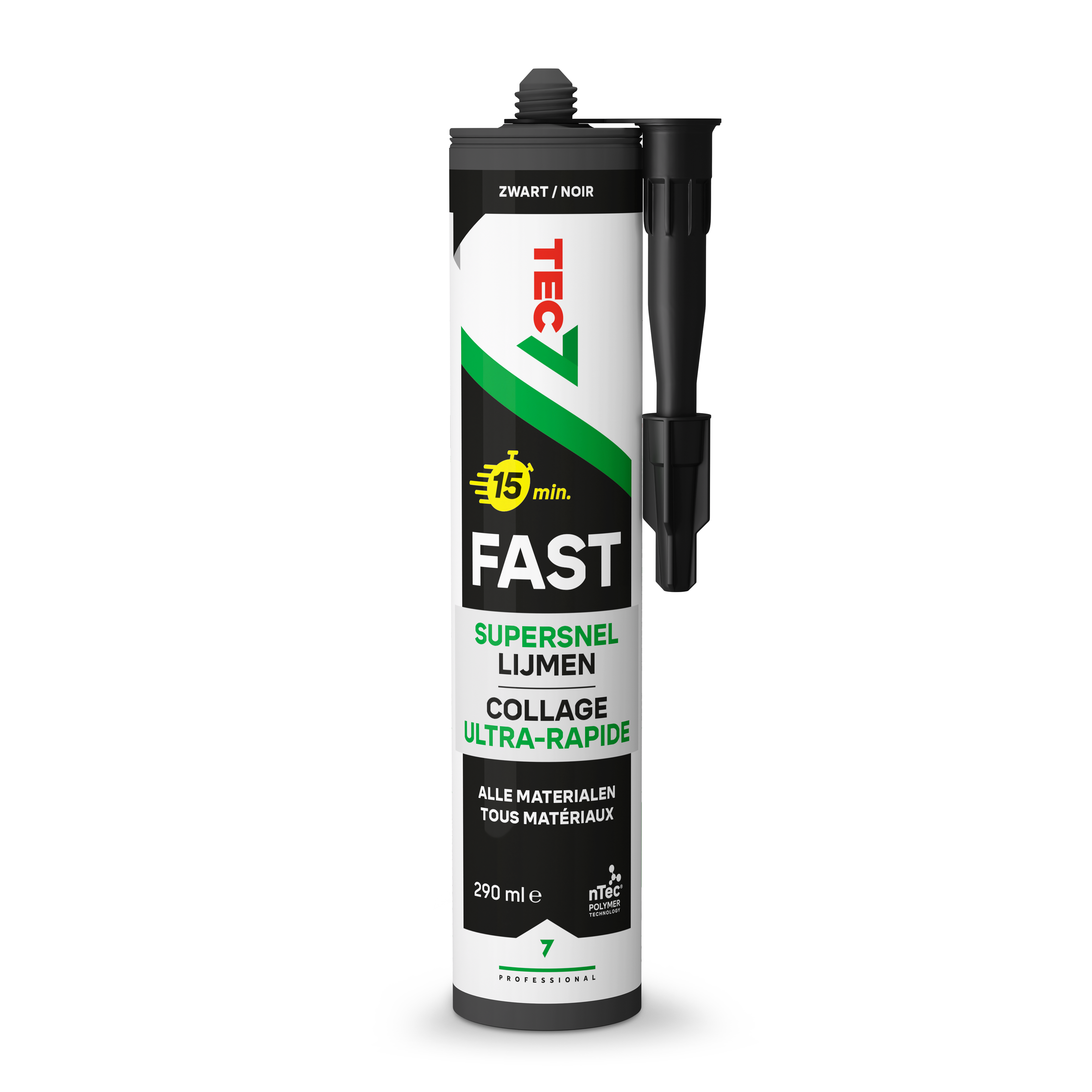 Tec7 Fast Zwart -  290ml