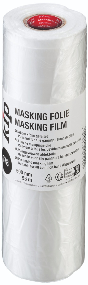 Kip 378 Afdekfolie 600mm x 55 m - Transparant