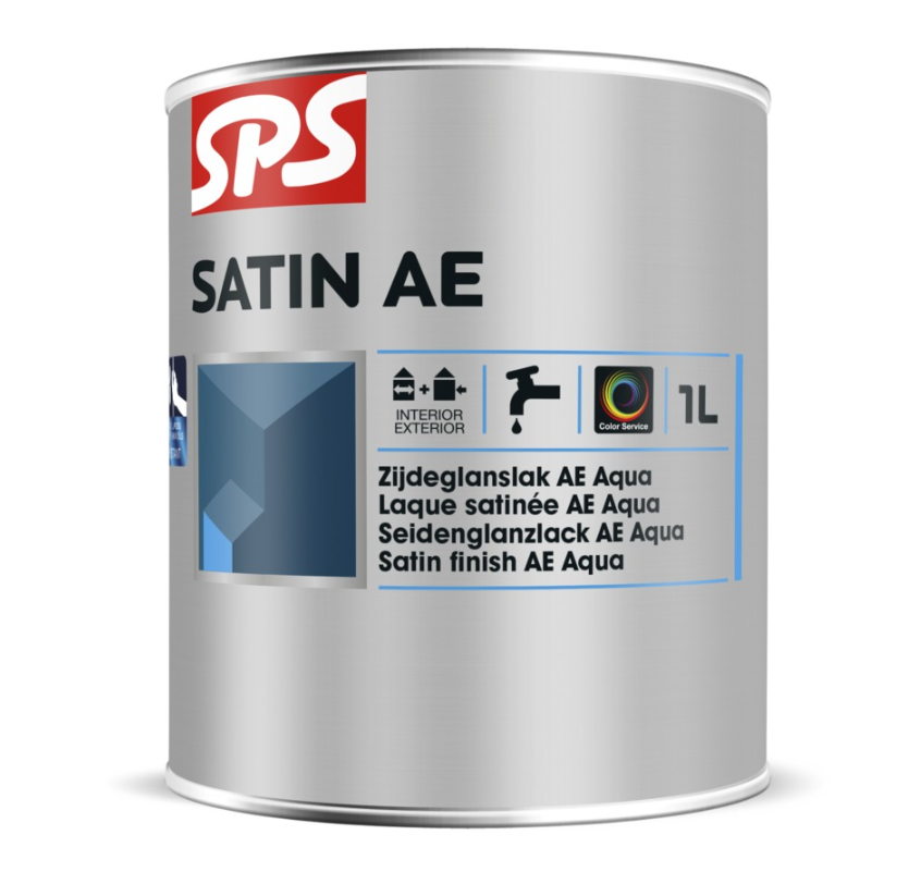 Sps Satin AE 1 liter RAL9010