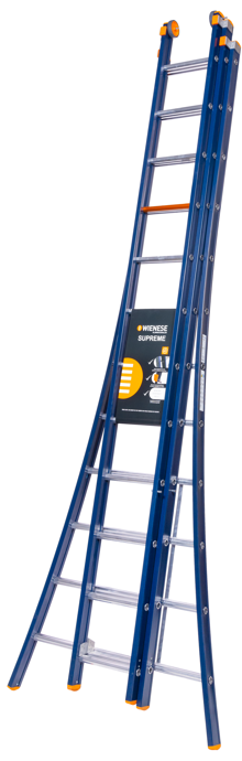 Supreme brede opsteekladder 3x12 sporten