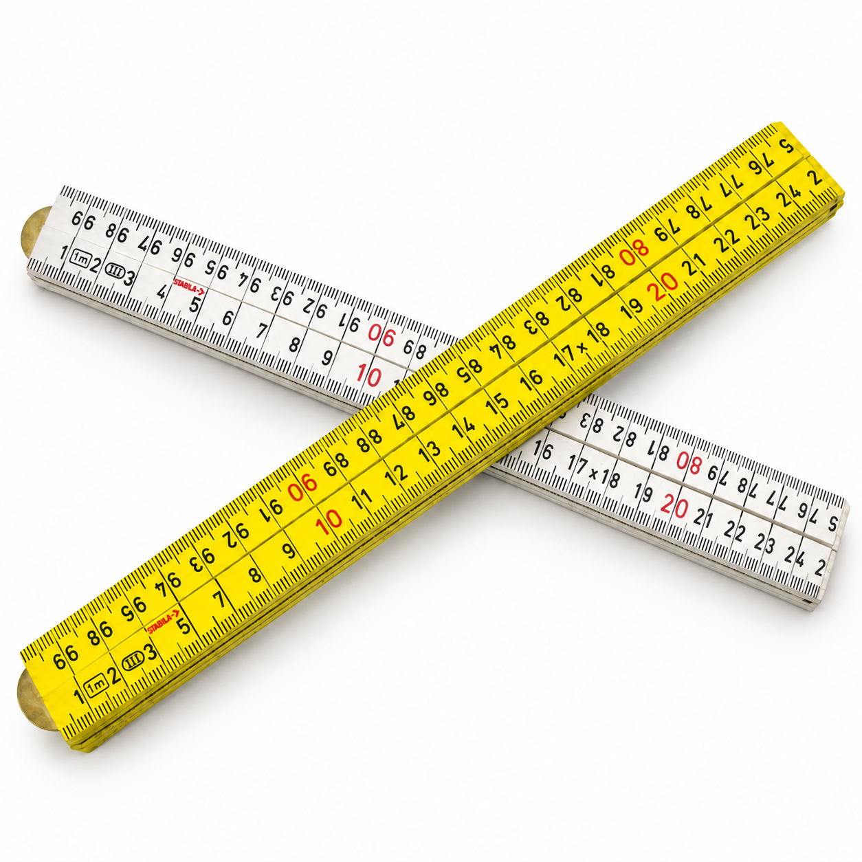 Sola Timmermans Duimstok HK 1/4 G12 Kunststof - 1m Geel