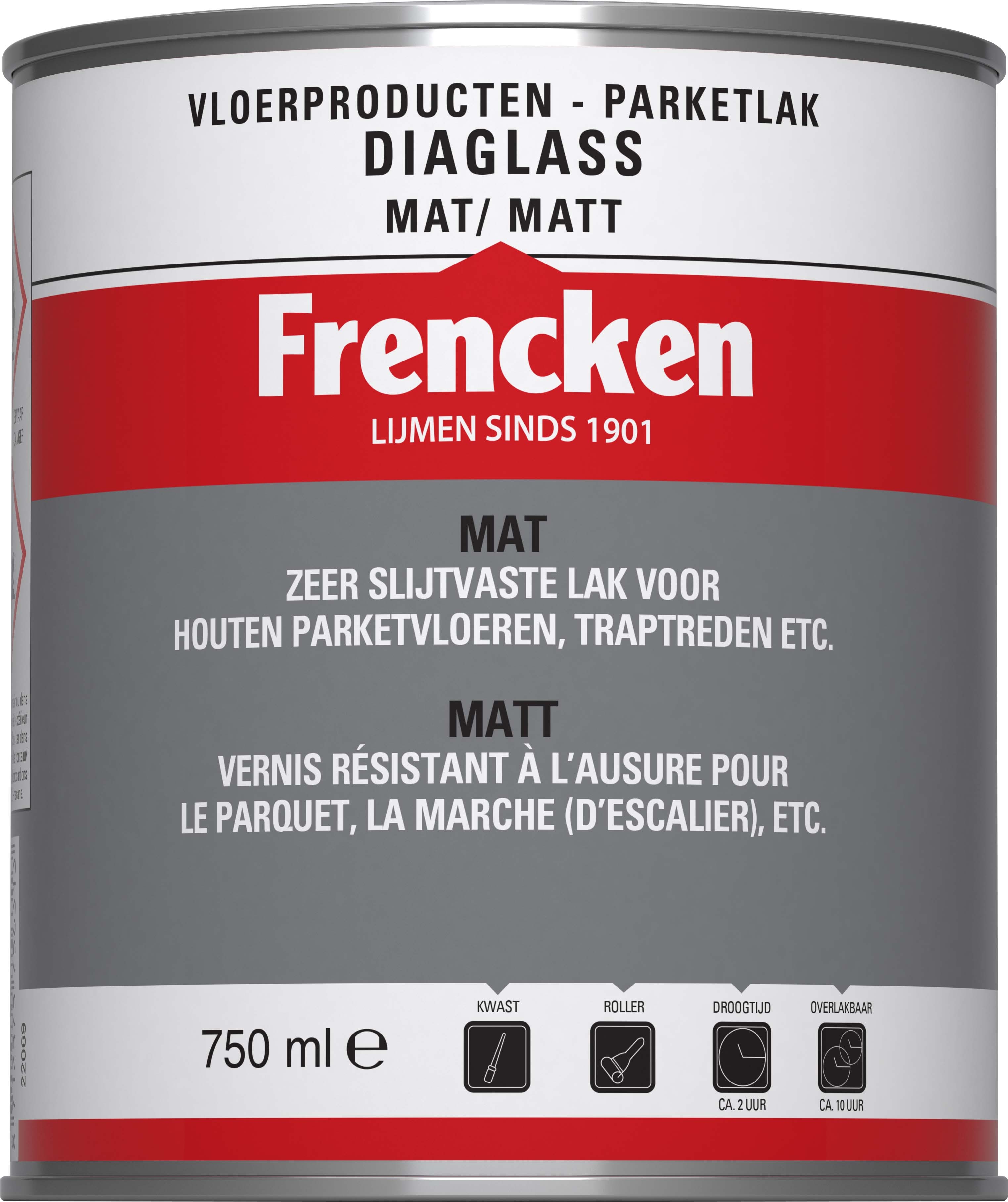 Frencken diaglass mat 750 ml