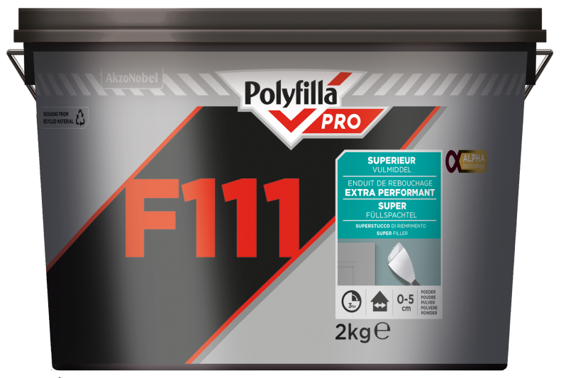 PolyFilla Pro F111 Superieur Vulmiddel 2 kg