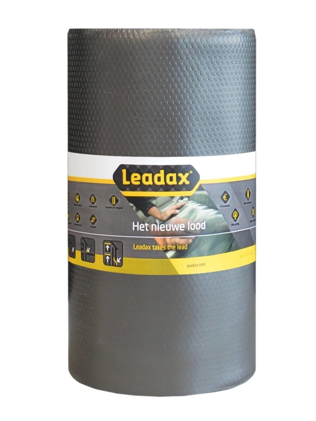 Leadax loodvervanger grijs 6m x 10cm