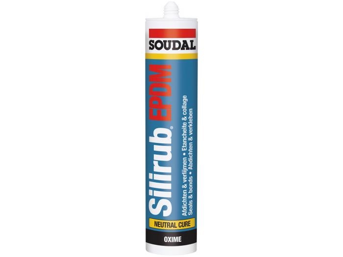 Soudal Silirub EPDM 300 ml Zwart