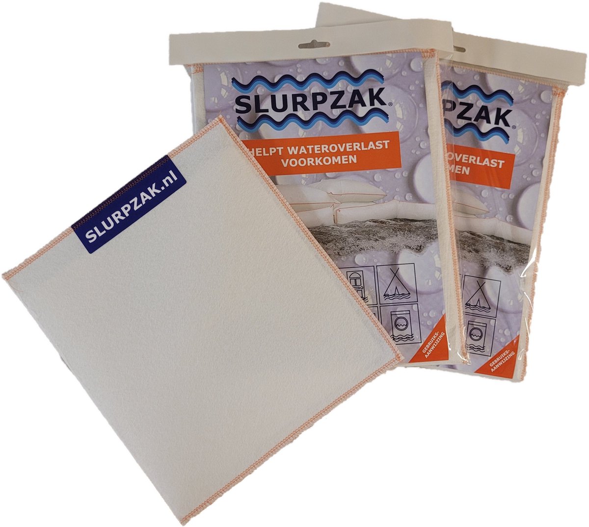 B-Smart Slurpzak XL 25x120cm set van 2 stuks