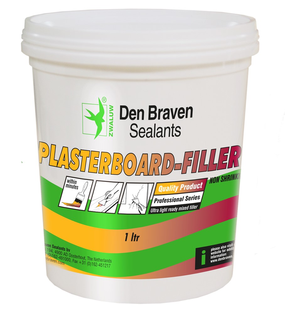 Zwaluw PlasterboardFiller 1 liter Wit