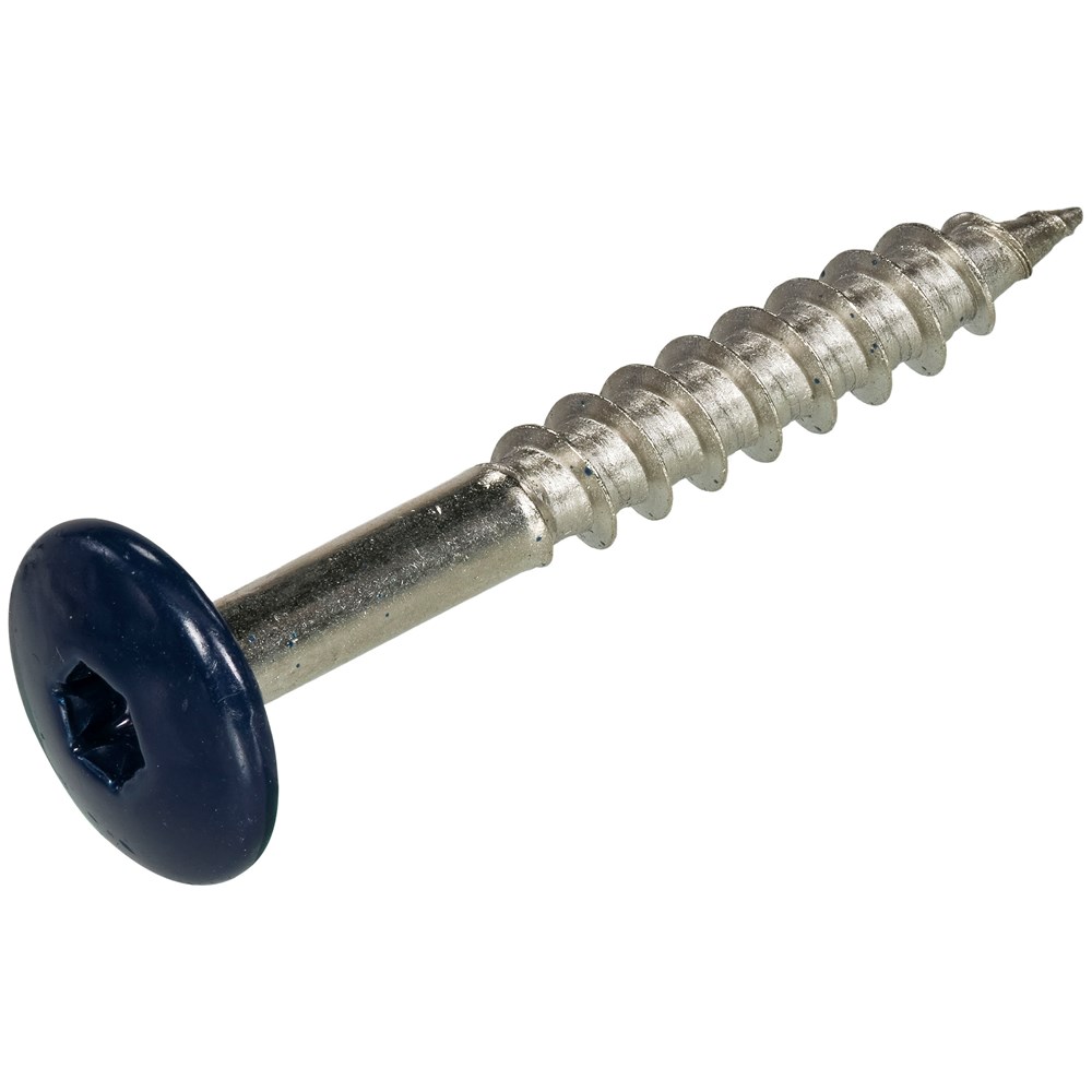 HPL Schroef 4.8x25 RVS-A2 TX20 Staalblauw RAL5011 (100)