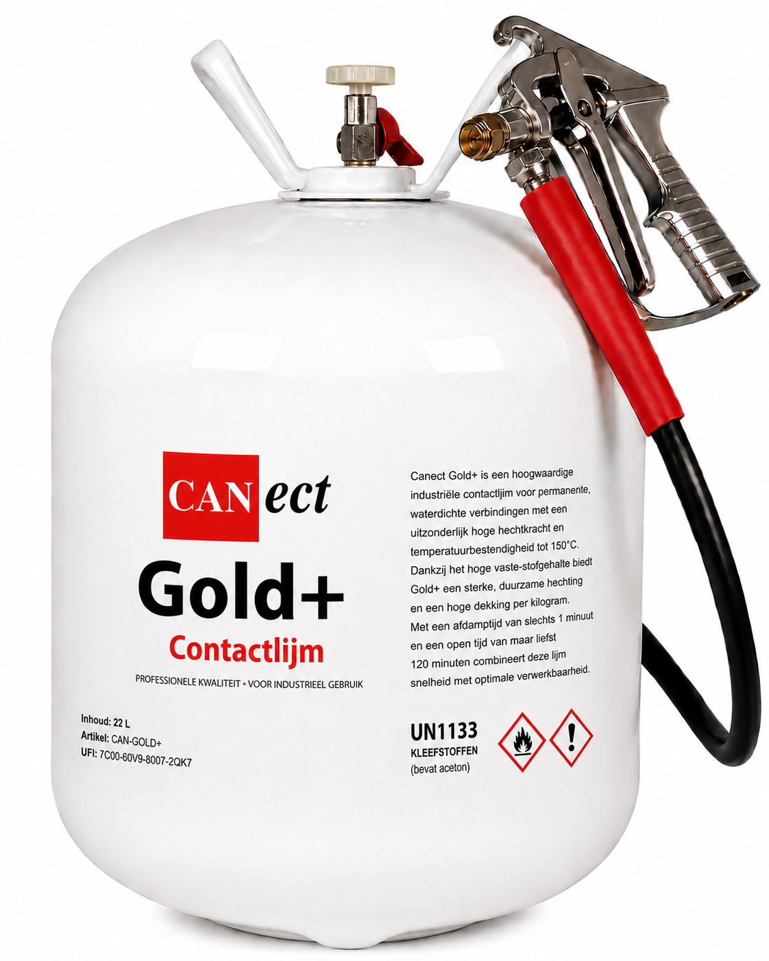 Canect Gold+ Contactlijm stalen vat 22 L