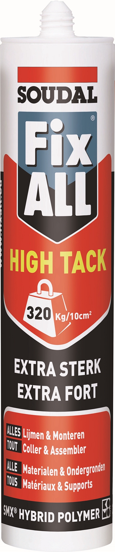 Soudal Fix-all High-Tack 290 ml Grijs