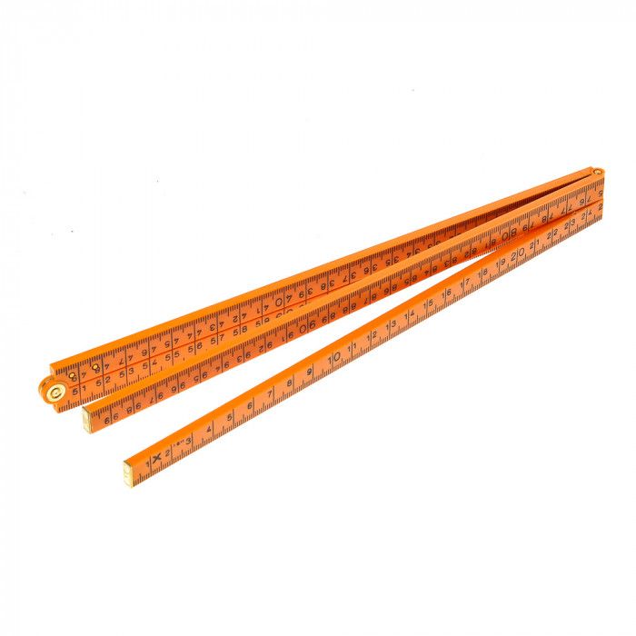 NEO Timmermansduimstok 1m ORANJE